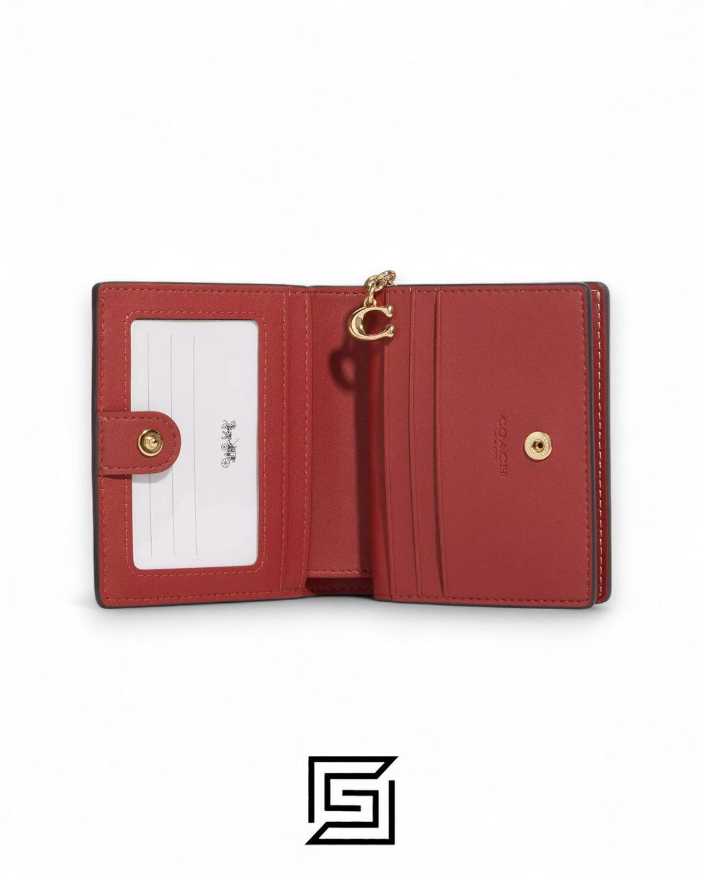 Coach Snap Wallet In Signature Canvas With Dancing Kitten Print – Style No. CC922