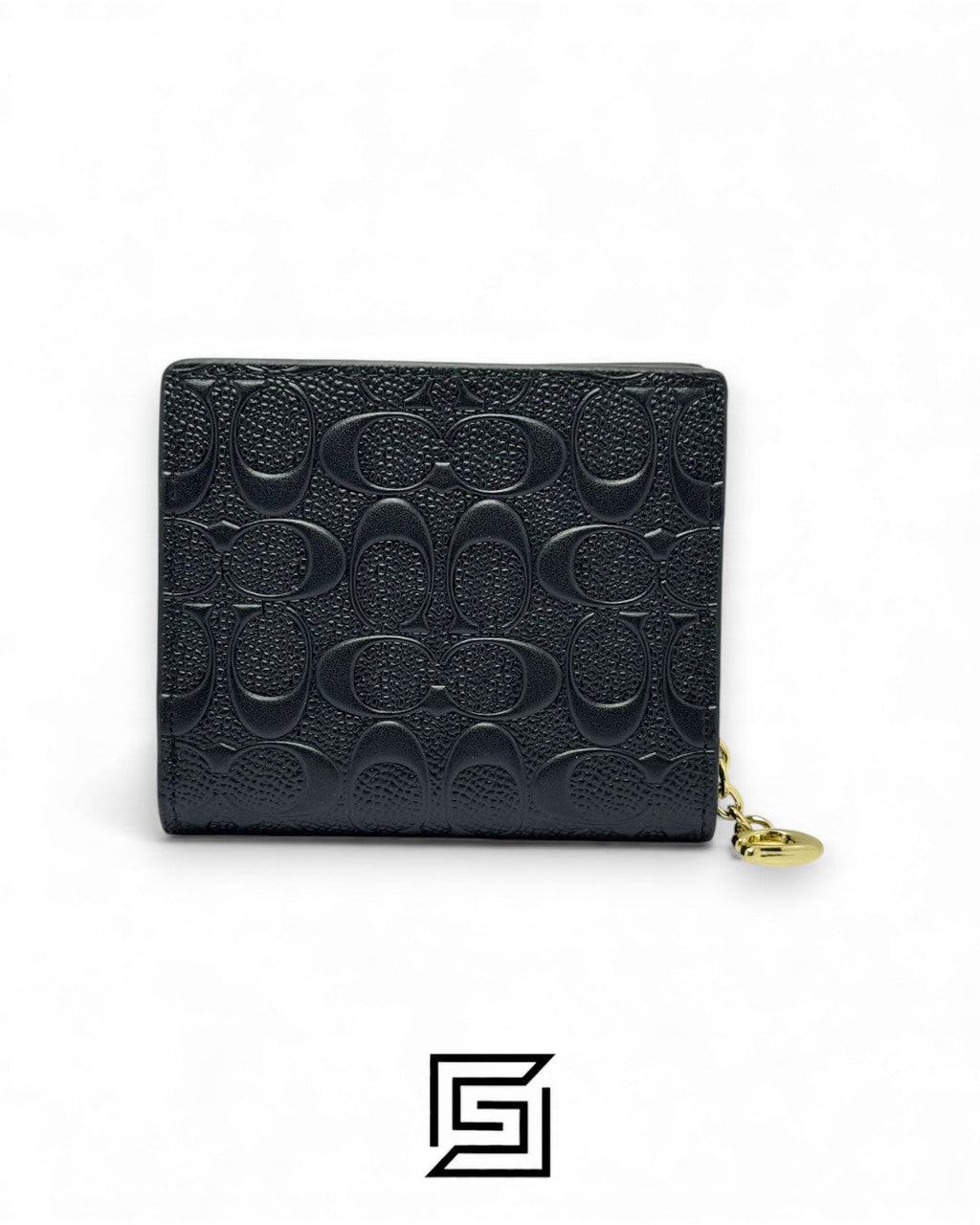 Coach Snap Wallet In Signature Black Style No. C7353