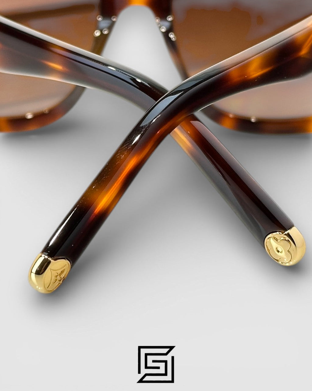 Louis Vuitton Z1524E Tiger Brown Frame with Honey Lenses