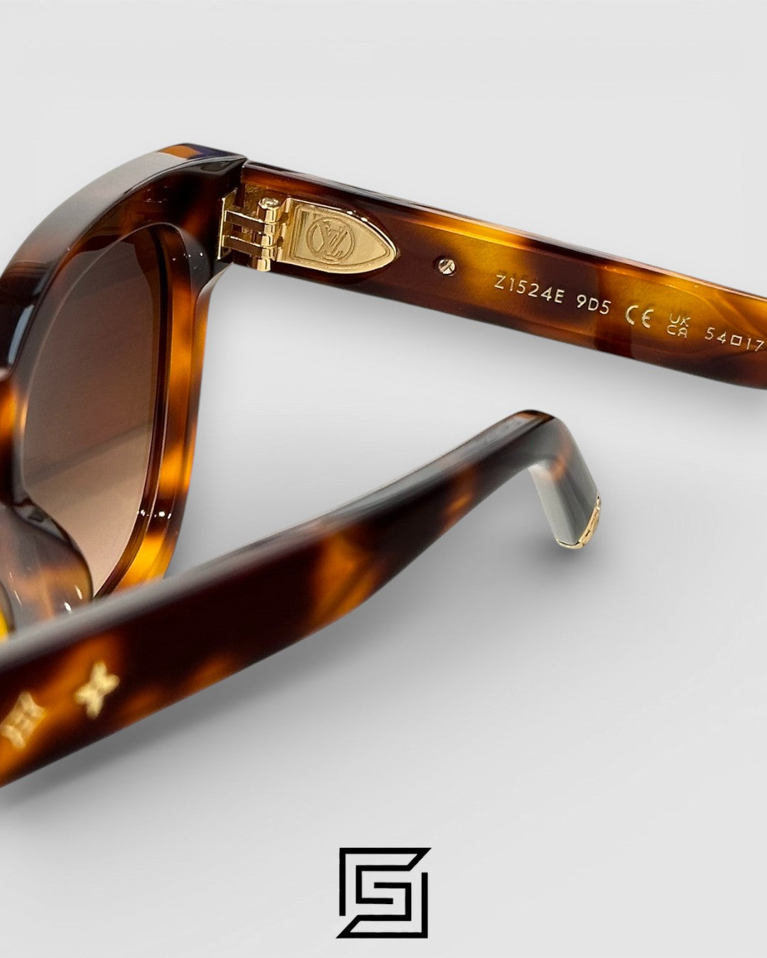 Louis Vuitton Z1524E Tiger Brown Frame with Honey Lenses