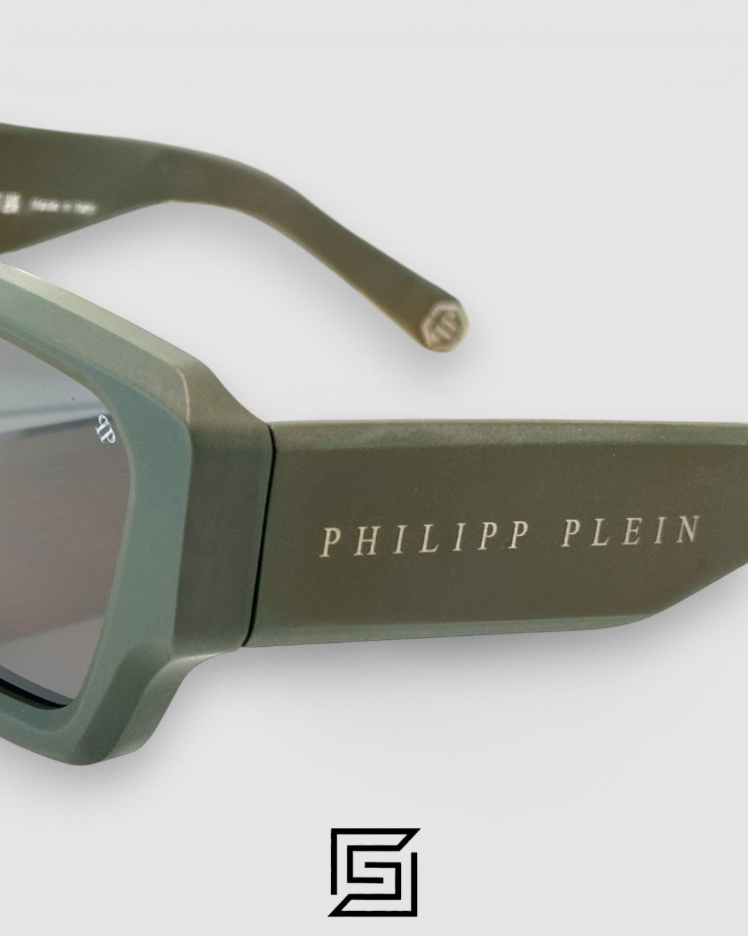 PHILIP PELEN Star SPP144 Black Lenses and Olive Matte Sunglasses