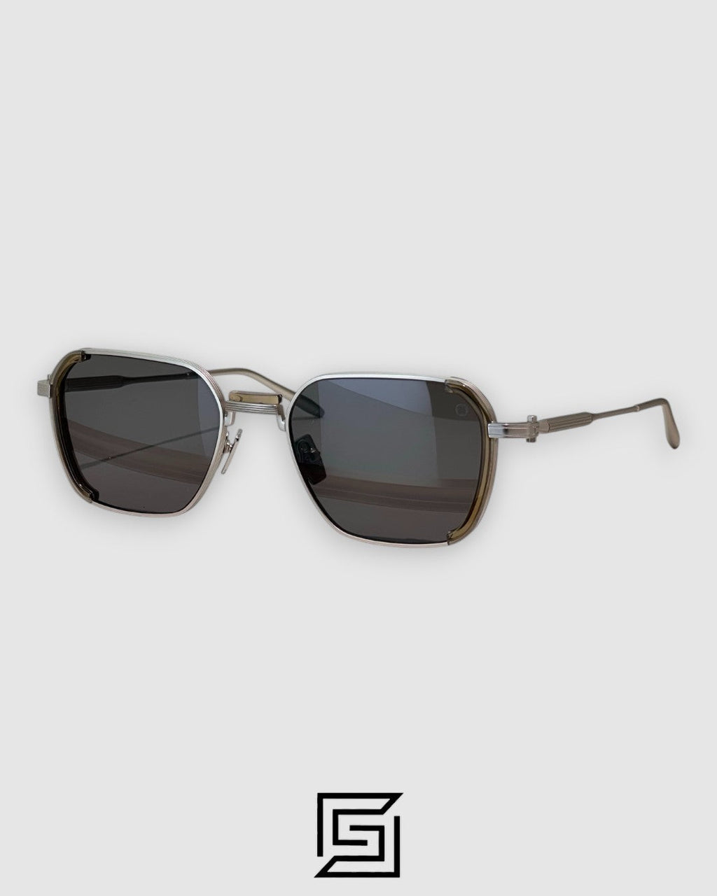 AKONI AKS-513F Black Lenses With Transparent Gun Frame Sunglasses