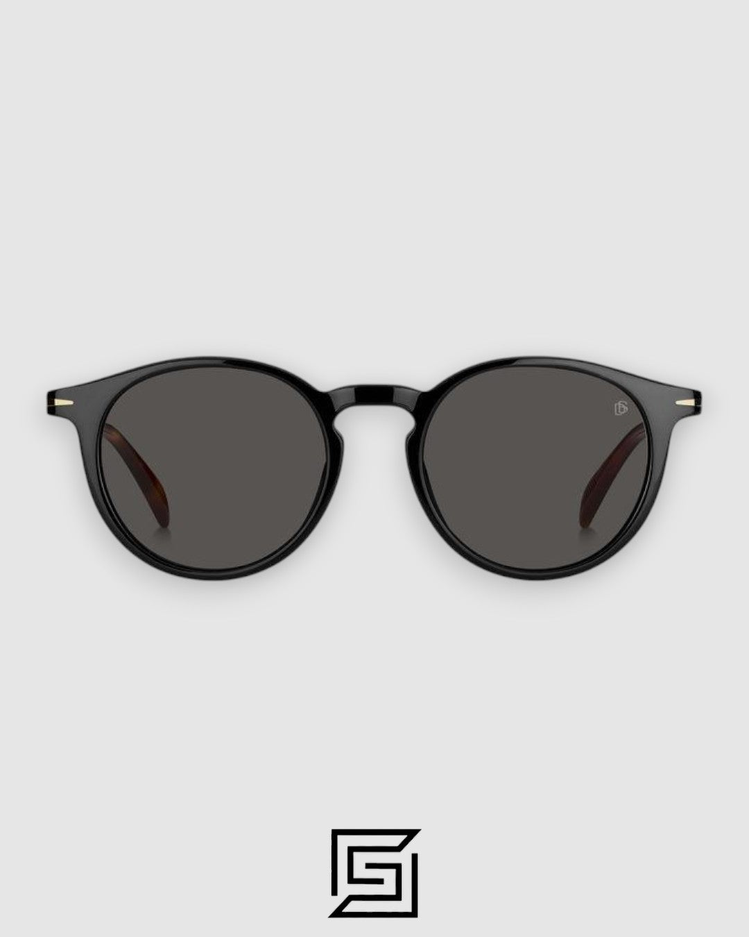 David Beckham DB1032 Black Frame and Gold Arm with Black Lenses
