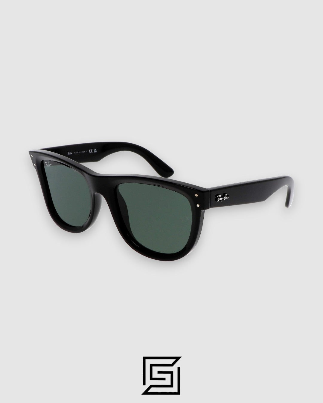 Ray-Ban RB0501 Boyfriend Reverse Black Frame with Olive G15 Lenses