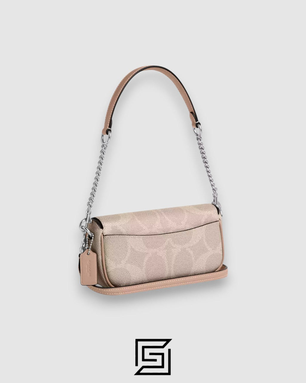 Coach Hailey Flap Bag In Signature Canvas Beige Style Number CAN70