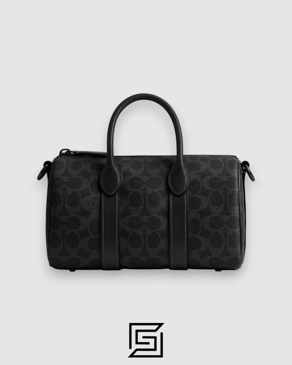 Coach Compass Bag 25 In Signature Canvas Grey Style Number CCF49