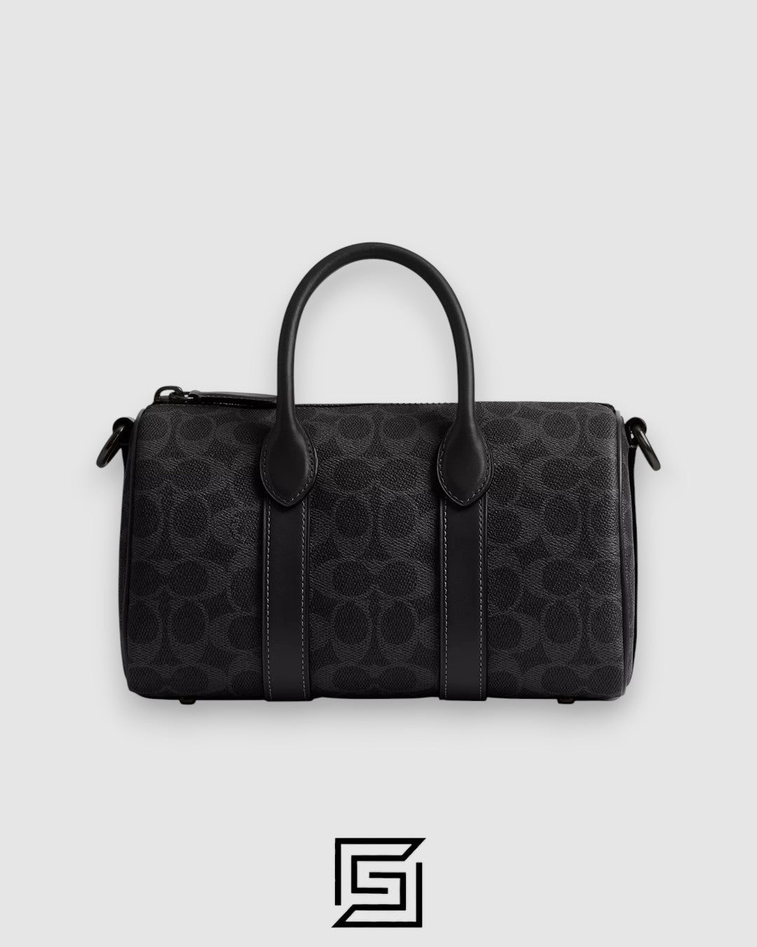 Coach Compass Bag 25 In Signature Canvas Grey Style Number CCF49