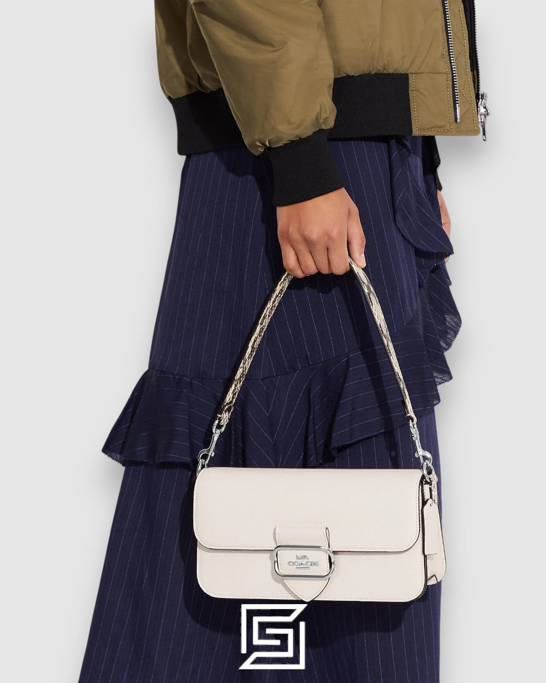 Coach Morgan Shoulder Bag White Style Number CE561