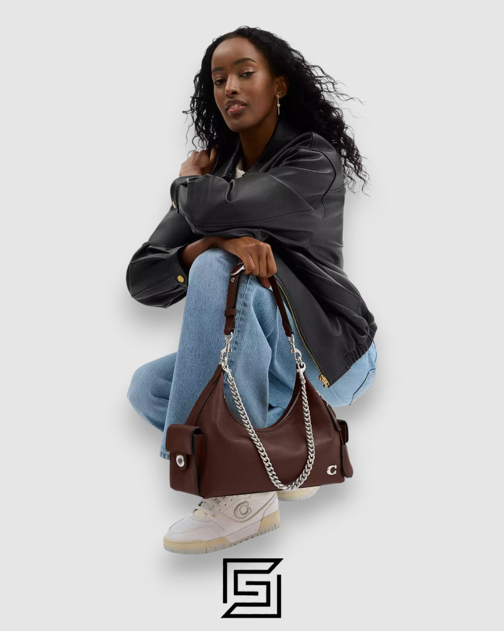 Coach Pocket Juliet Bag 30 Brown Style Number CAM20