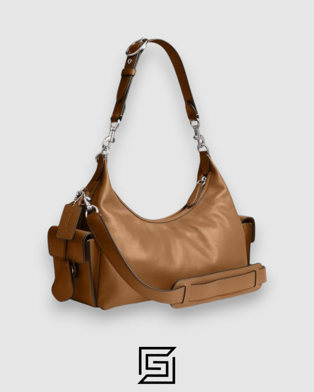 Coach Pocket Juliet Bag 30 Biege Style Number CAM20