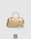 Coach Rowan Satchel Bag In Blocked Signature Canvas Style Number CH486