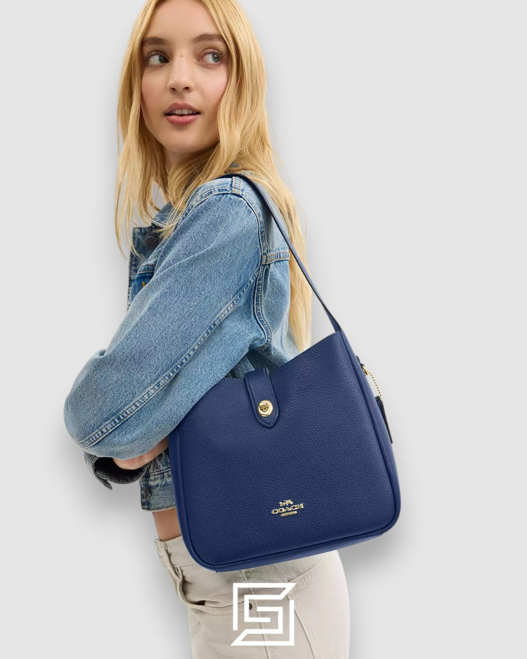 Coach Hadley Mini Crossbody Bag Blue CAL60