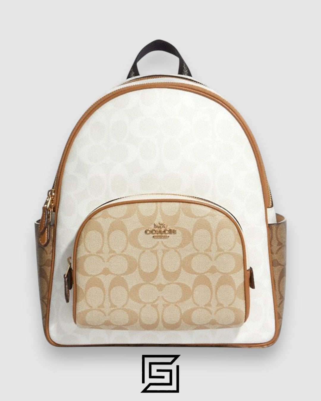 Coach Court Backpack Signature Chalk Glacierwhite C5671