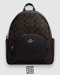 Coach Court Backpack In Signature Canvas C5671