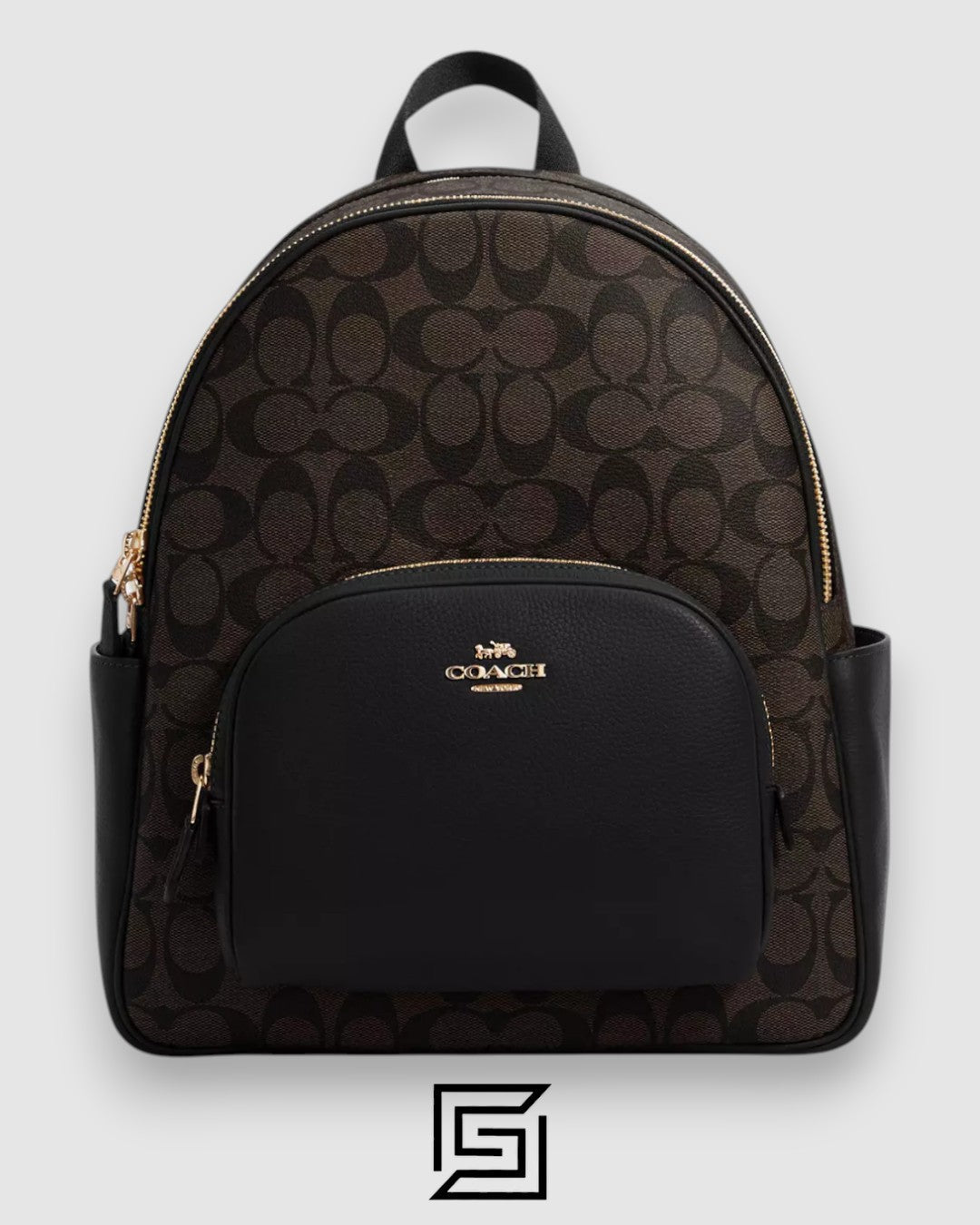 Coach Court Backpack In Signature Canvas C5671