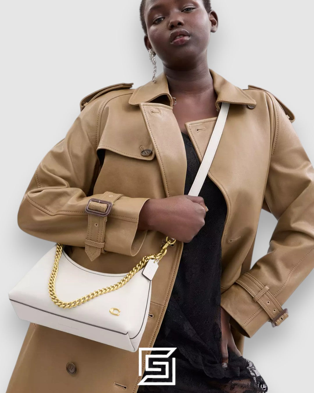Coach Juliet Shoulder Bag 25 White – Style No. CW640