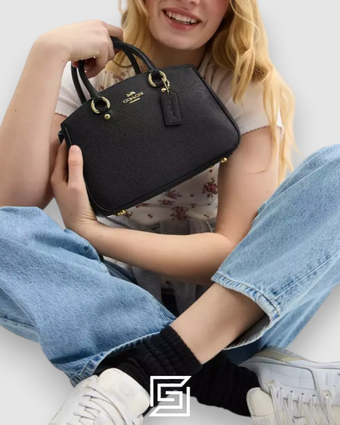 COACH Savannah Small Carryall Bag Black CAL54