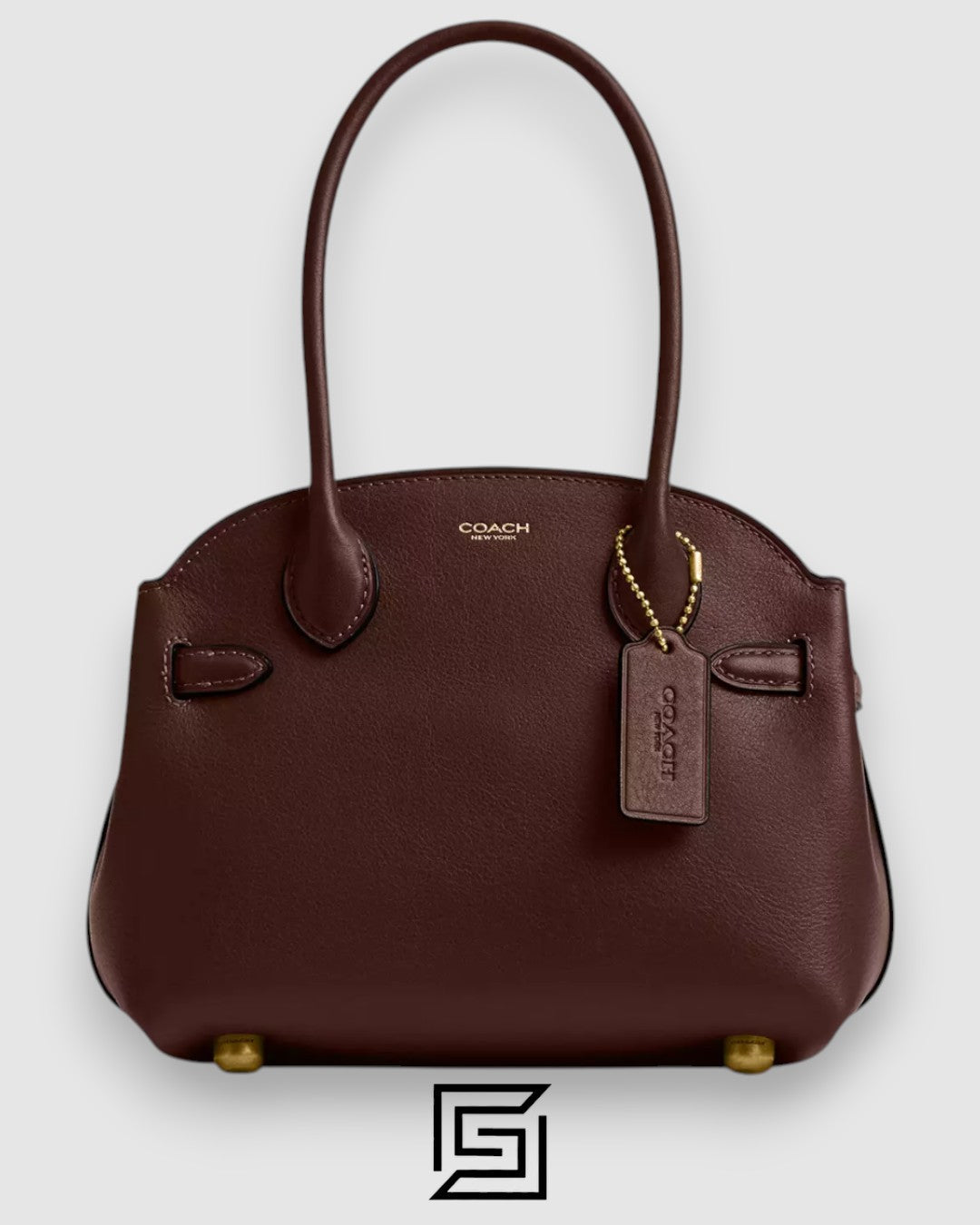 COACH Soft Empire Carryall Bag Brown 21 CCY99