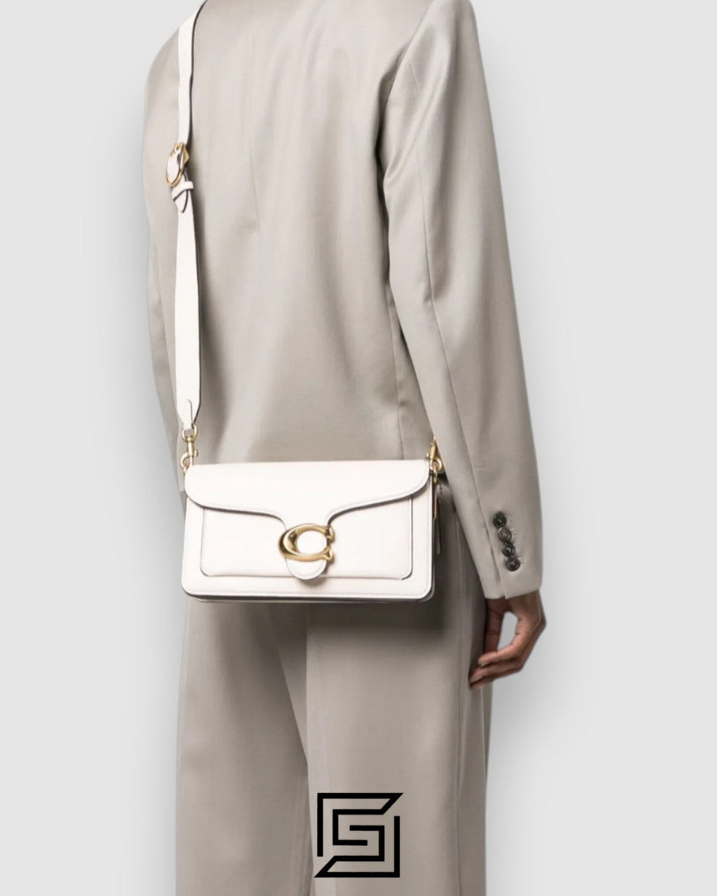 COACH Tabby Shoulder Bag 26 White CH857