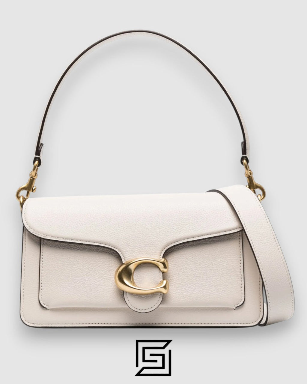 COACH Tabby Shoulder Bag 26 White CH857