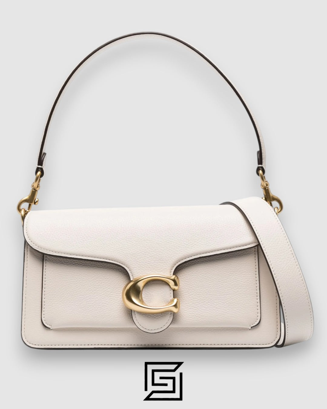 COACH Tabby Shoulder Bag 26 White CH857