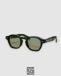 Jacques Marie Mage ZEPHIRIN 十周年 Sunglasses - olive