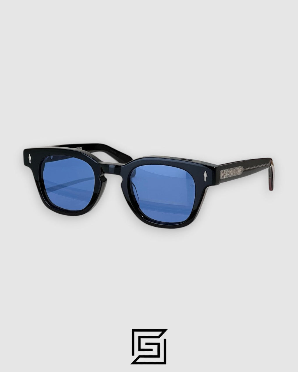 Jacques Marie Mage JULIENI Sunglasses - BLACK-BLUE