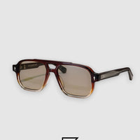 Jacques Marie Mage EVANS Sunglasses - MAROON-BROWN