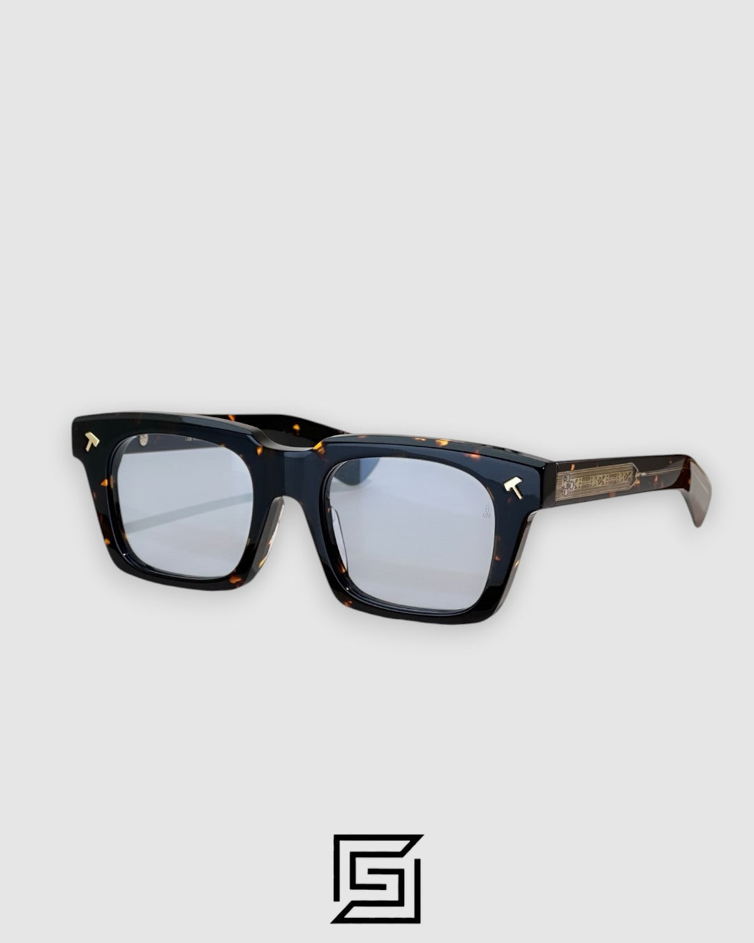 Jacques Marie Mage QUENTIN Sunglasses - TIGER - BLUE
