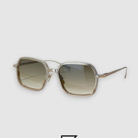 Jacques Marie Mage ADMIRAL Sunglasses - gold x silver -green