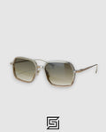 Jacques Marie Mage ADMIRAL Sunglasses - gold x silver -green