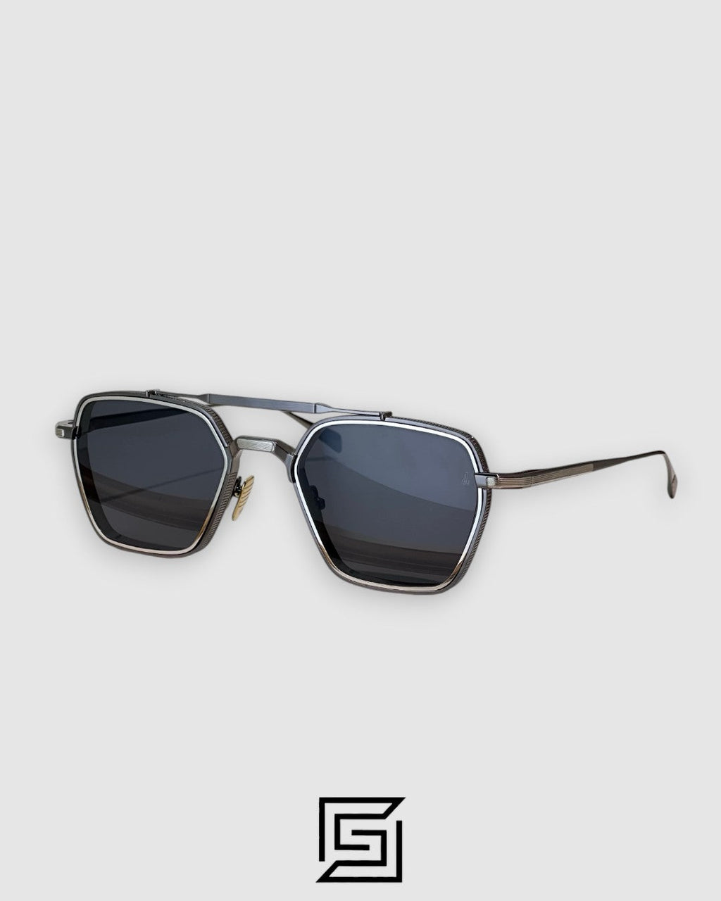 Jacques Marie Mage COMMODORE Sunglasses - BLACK-BLACK GUN