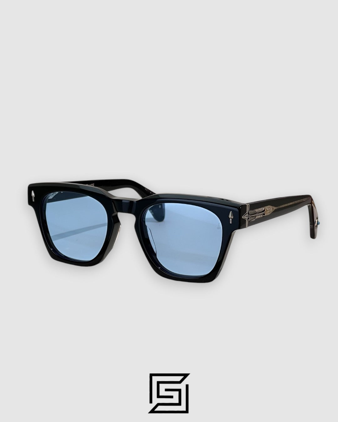 Jacques Marie Mage RAWLINS Sunglasses - BLACK-BLUE