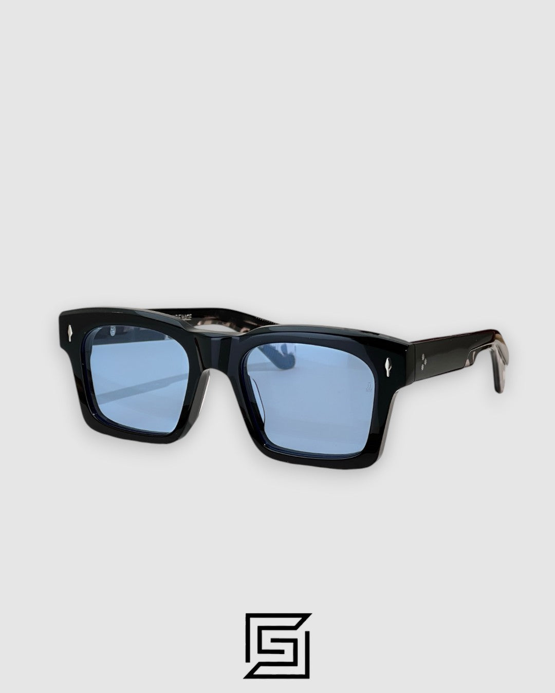 Jacques Marie Mage KAINE Sunglasses - BLACK-BLUE
