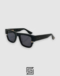 SEKTON DTS122 Sunglasses - BLACK-BLACK GOLD