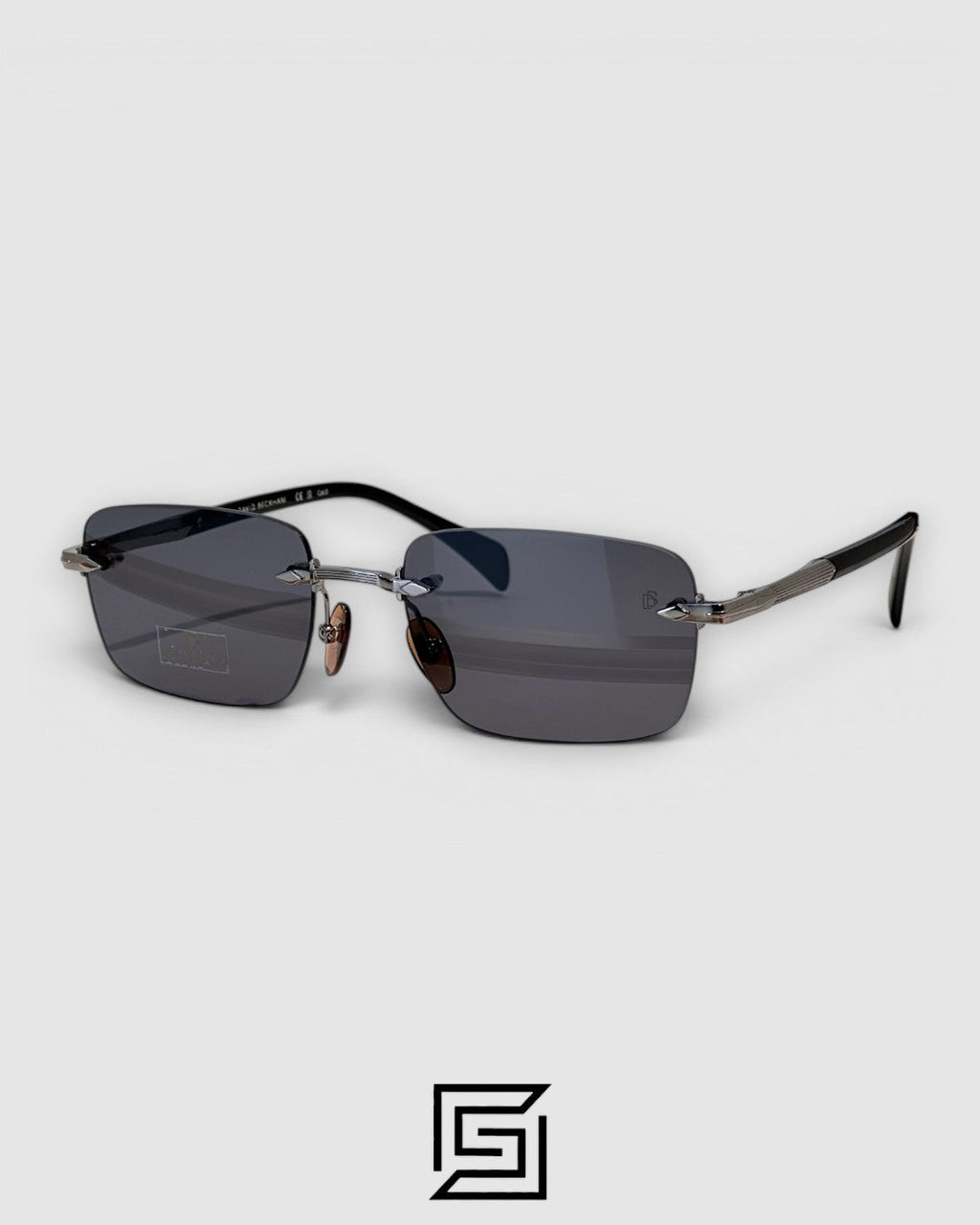 DB1195 Metal Rimless Sunglasses - gun