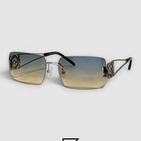 SLW104 Sunglasses - silver_green