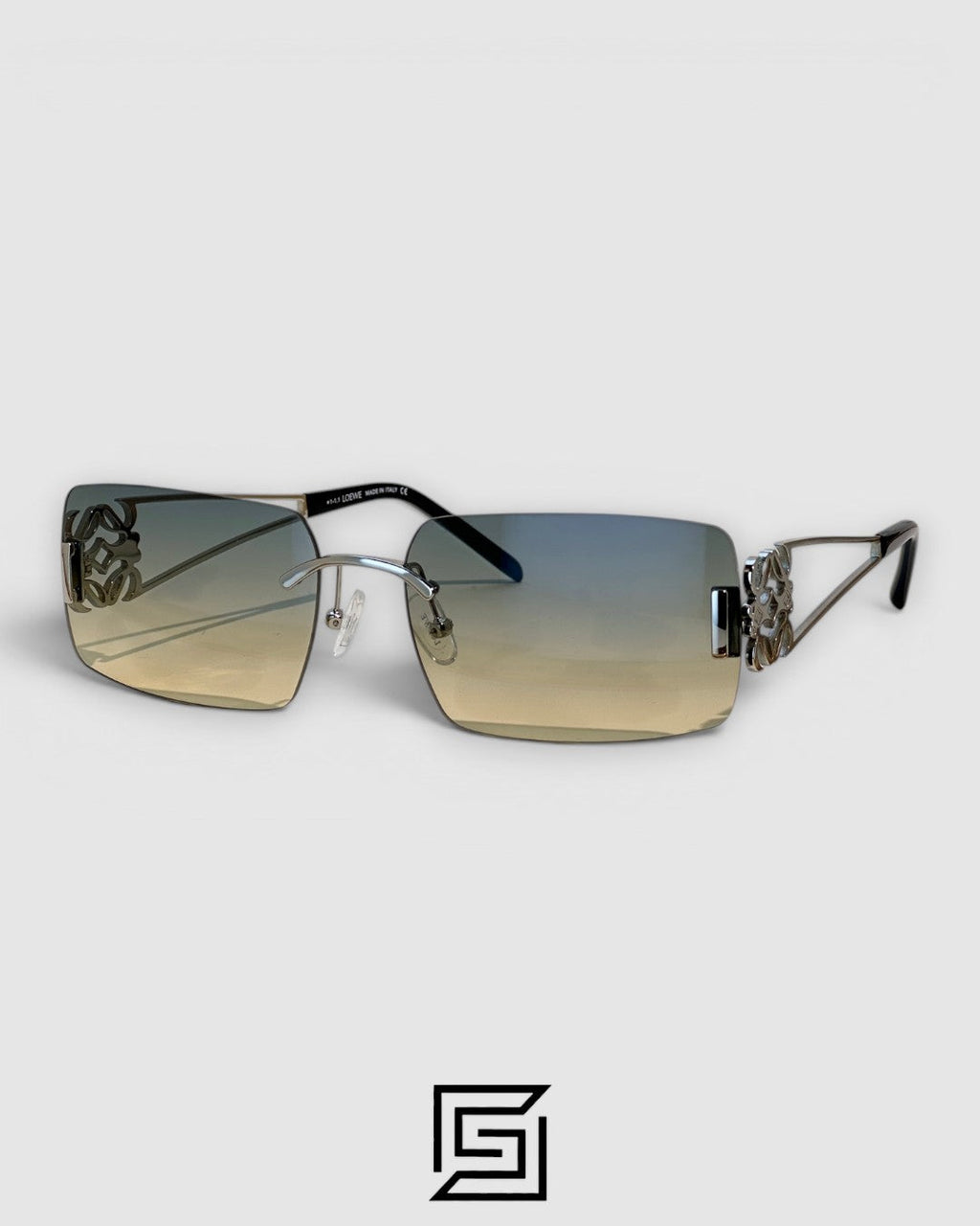 SLW104 Sunglasses - silver_green