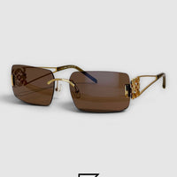 SLW104 Sunglasses - gold_brown