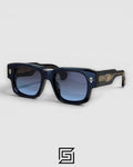 DUSENBERG Brown Two Tone Frame Brown Lenses - blue_blue