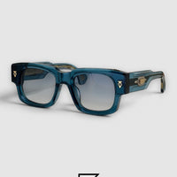 DUSENBERG Brown Two Tone Frame Brown Lenses - transparent_blue