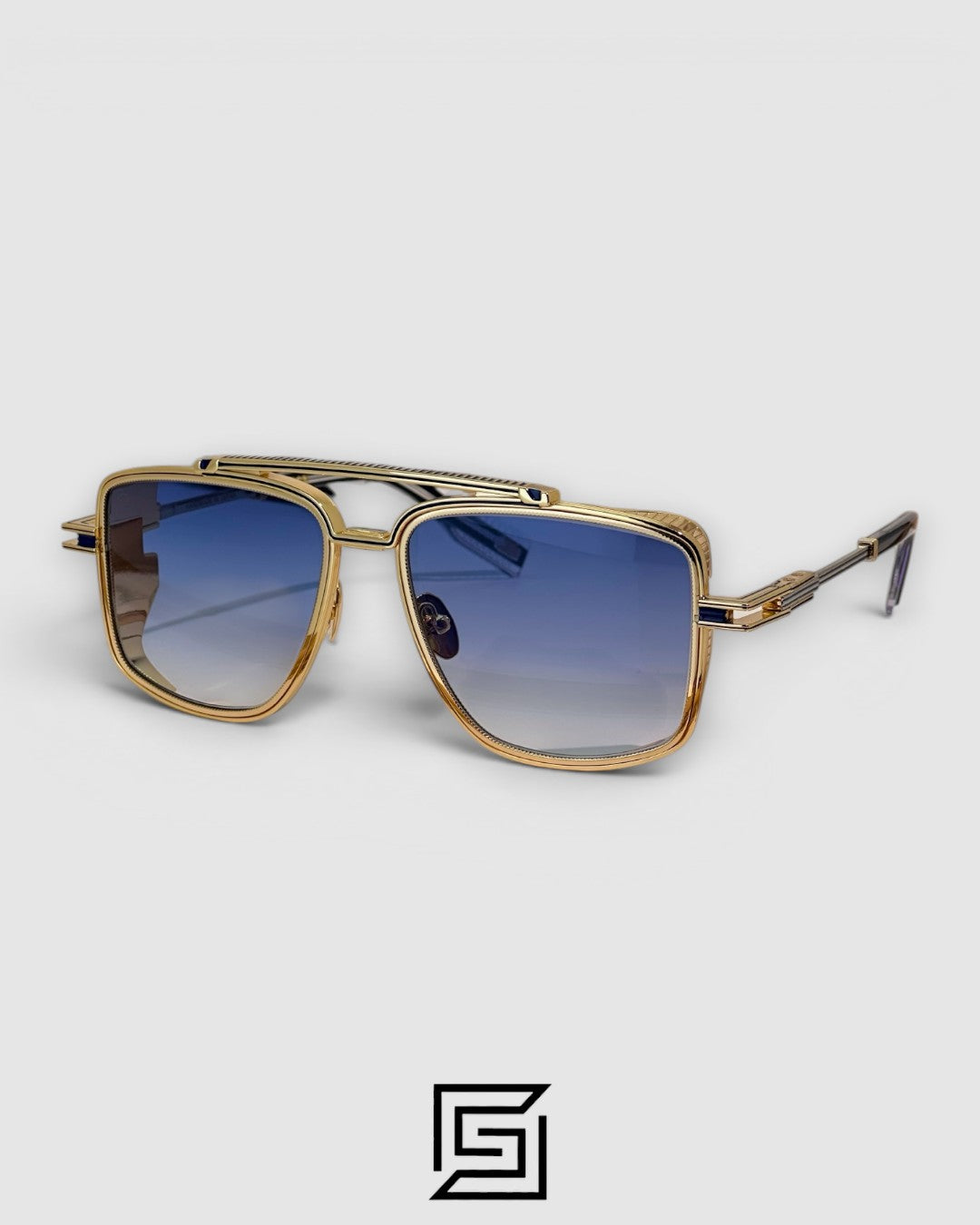 MULSANNE Sunglasses - GOLD-BLUE