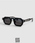 BIRDCAGE Sunglasses - black-brown - green honey