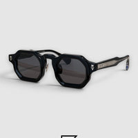BIRDCAGE Sunglasses - black-brown - Black-Black X Silver Arm