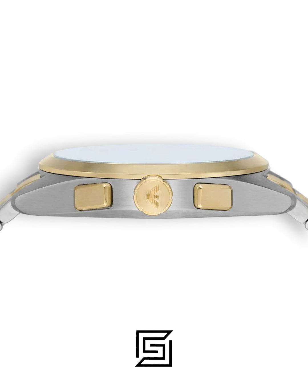 Emporio Armani AR11511 Two-Tone Stainless Steel Green Dial Watch