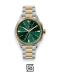 Emporio Armani AR11511 Two-Tone Stainless Steel Green Dial Watch