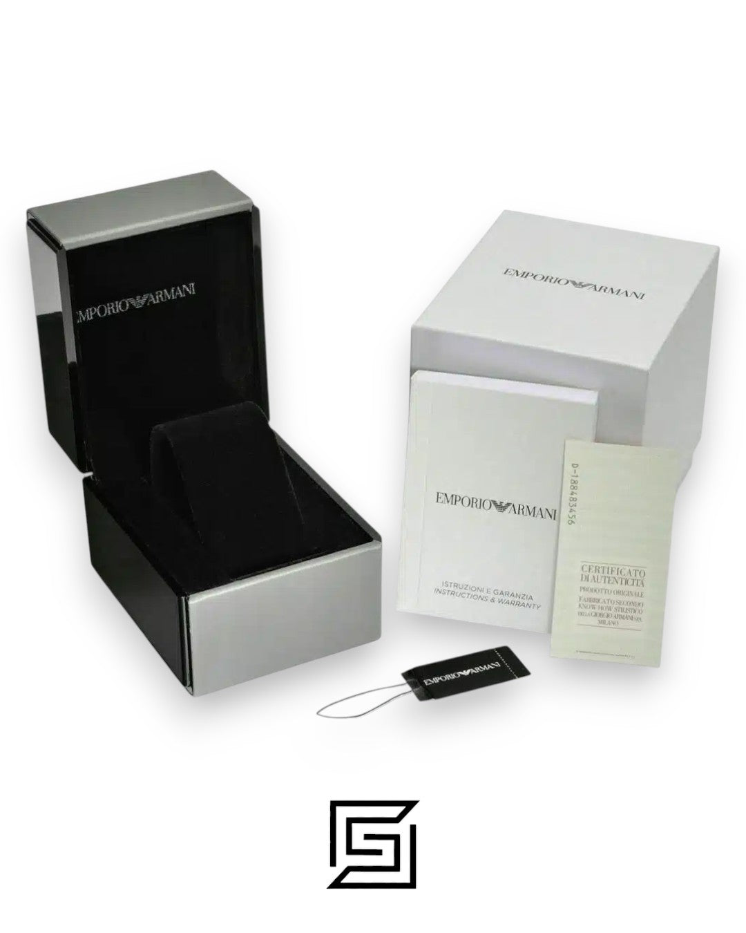 Emporio Armani AR6090 Green Dial Chronograph Men's Watch