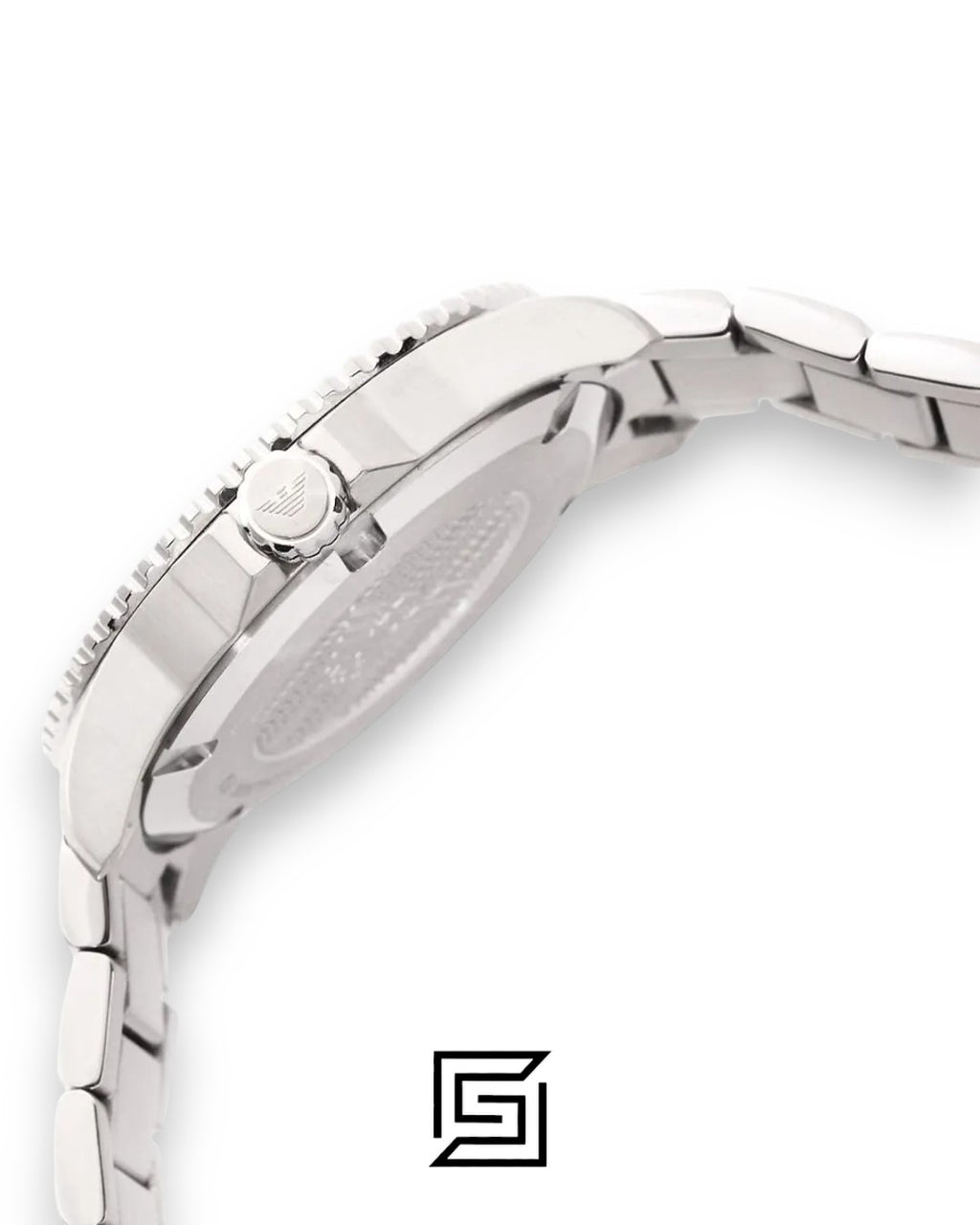 Emporio Armani AR11683 Silver Dial Stainless Steel Men's Watch 43mm