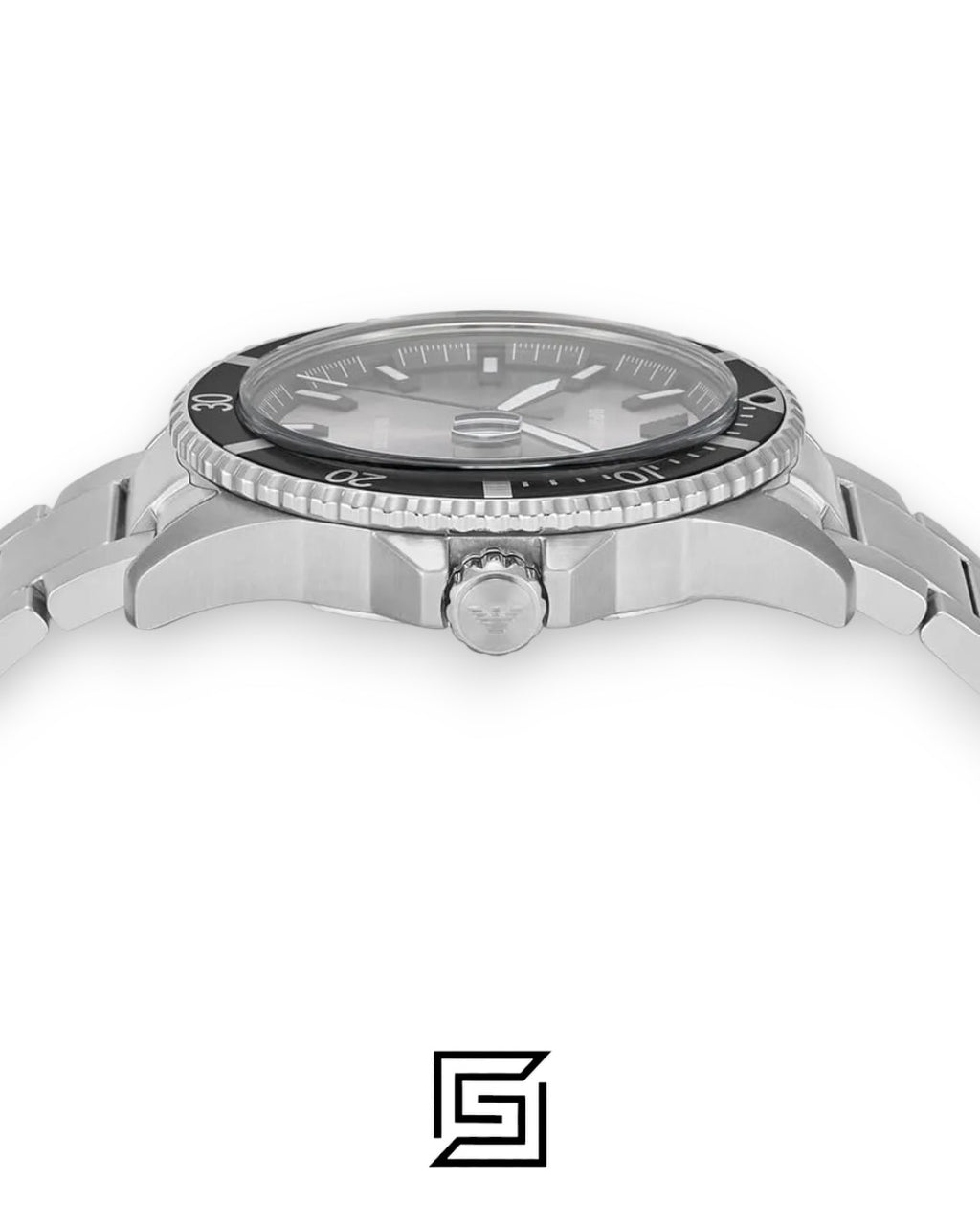 Emporio Armani AR11683 Silver Dial Stainless Steel Men's Watch 43mm