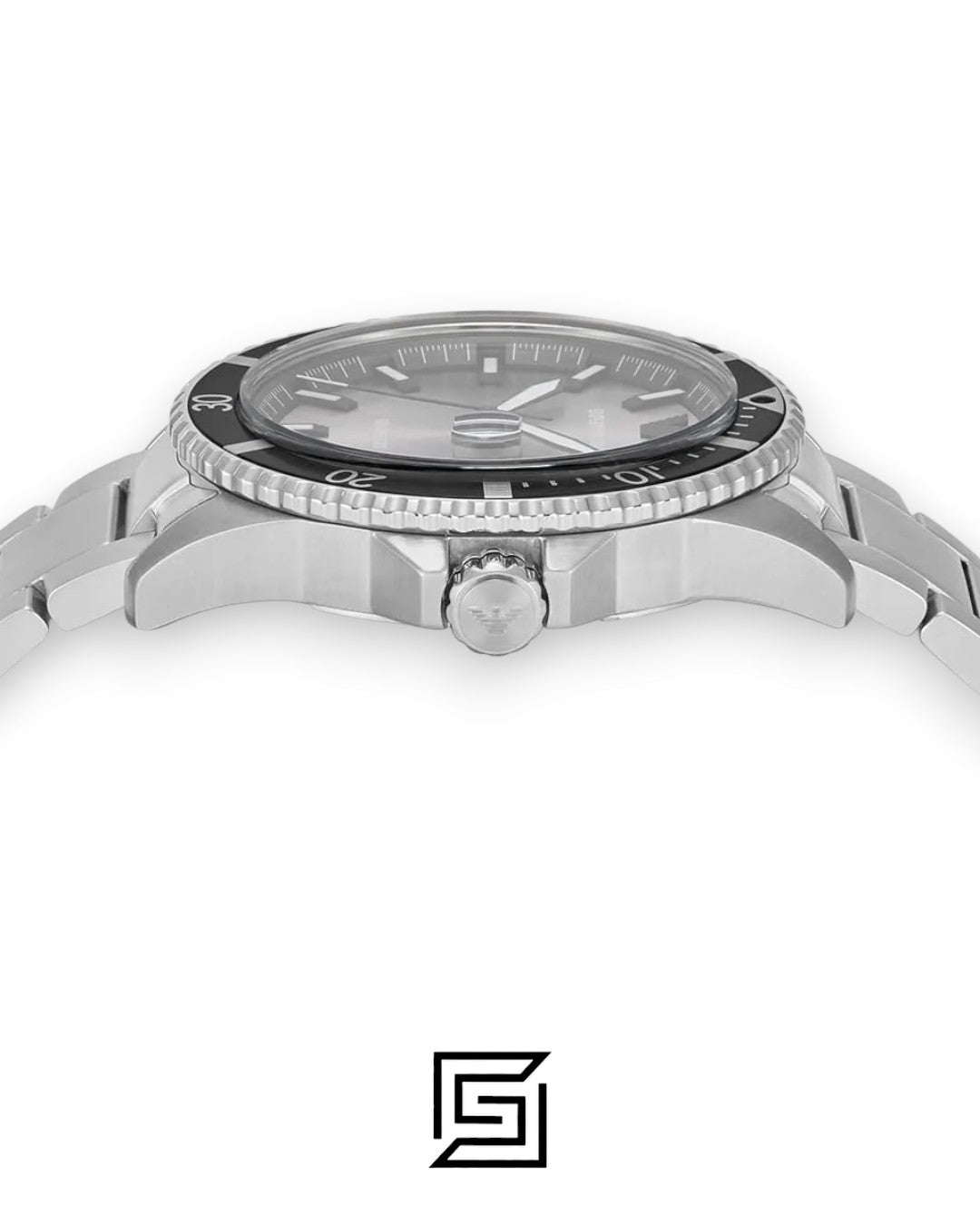 Emporio Armani AR11683 Silver Dial Stainless Steel Men's Watch 43mm